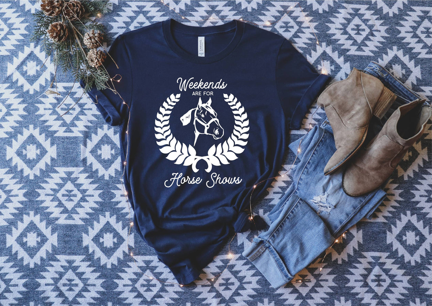 Weekends Are For Horse Shows Short Sleeve Tshirt