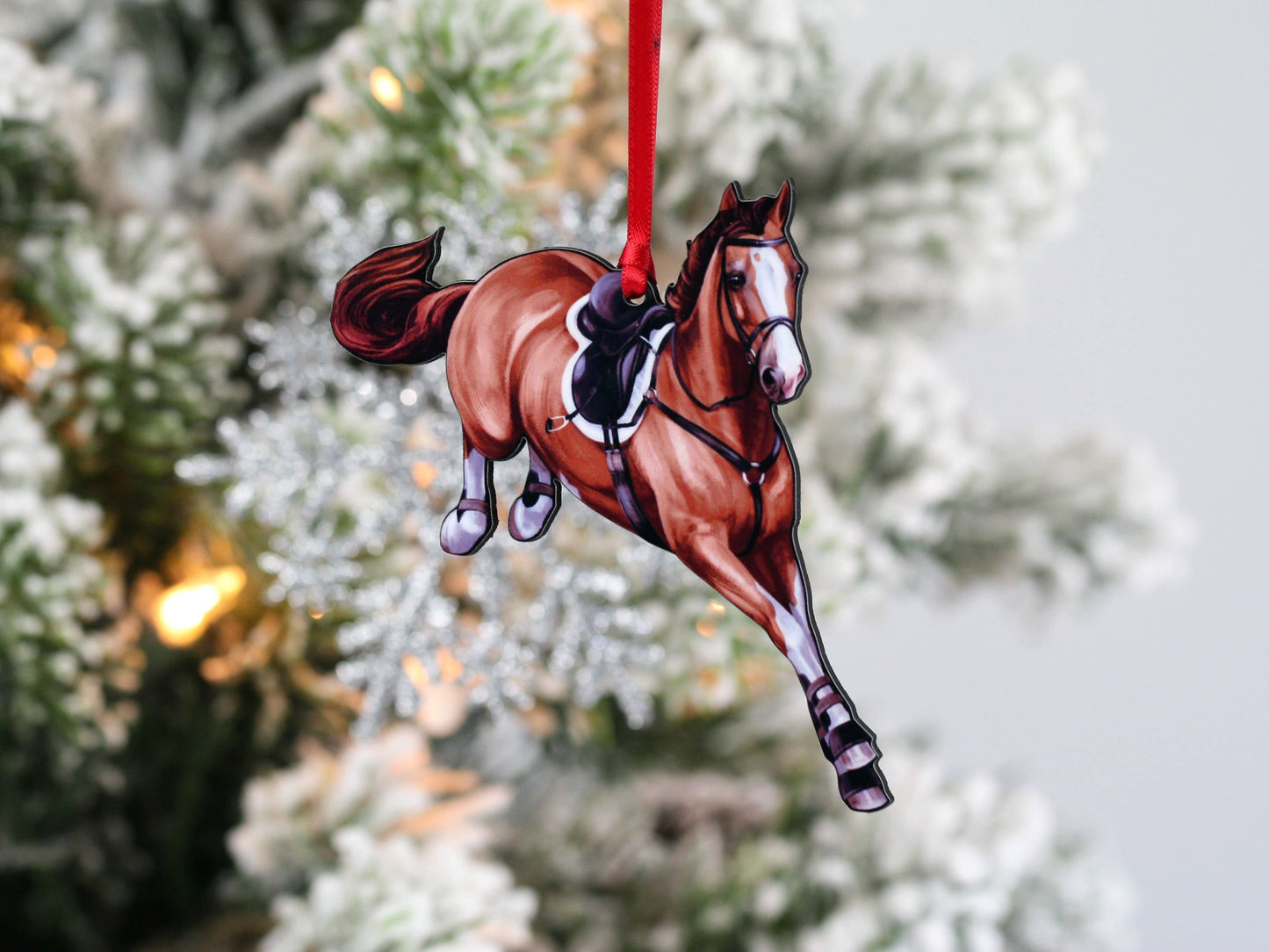 Chestnut Hunter Jumper Ornament