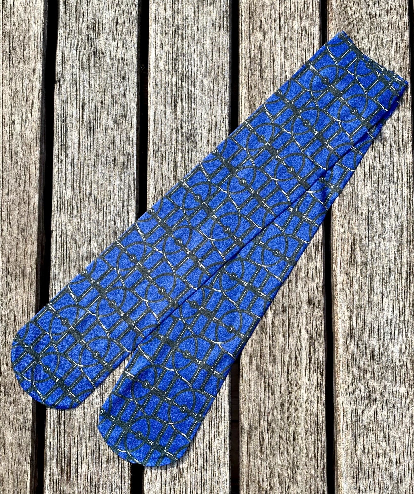 ACE Equestrian - Boot Socks (Blue Bits)