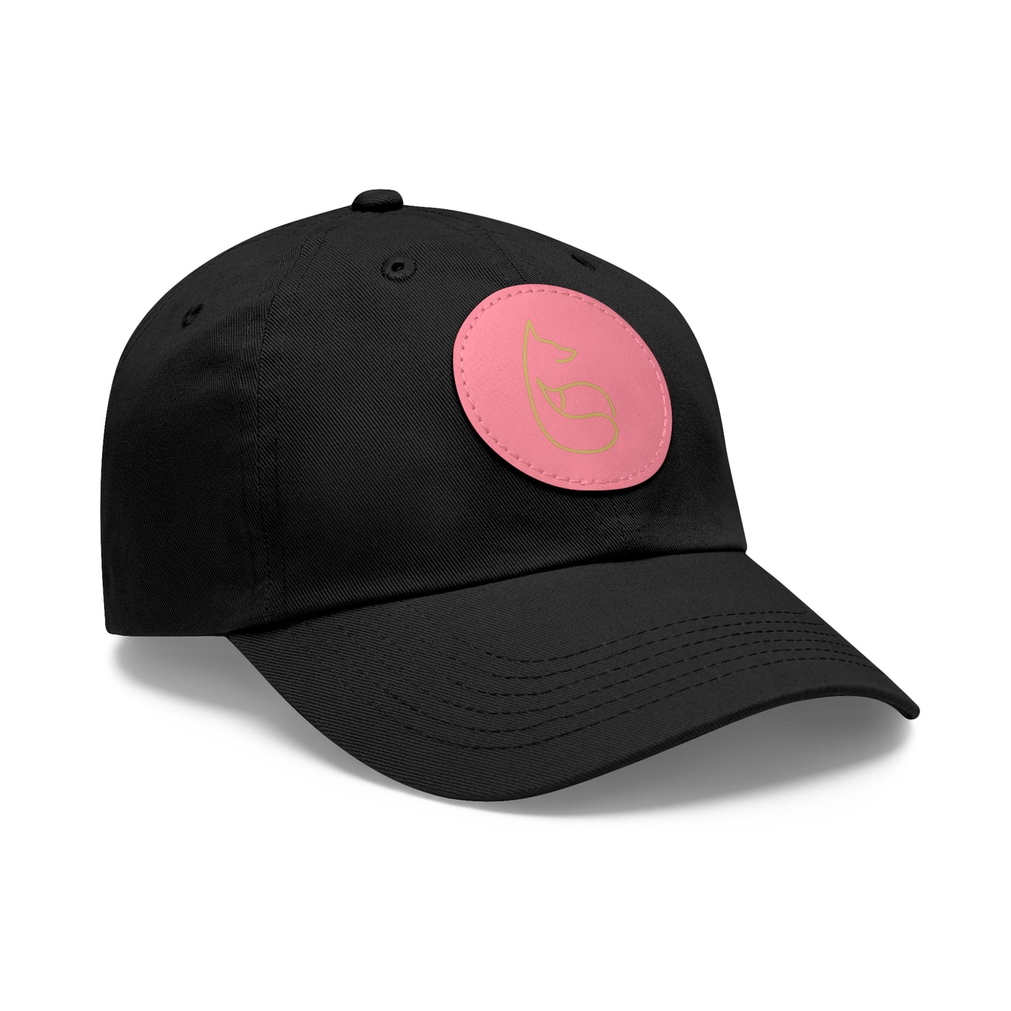 Team GFE Dad Hat with Leather Patch (Round)