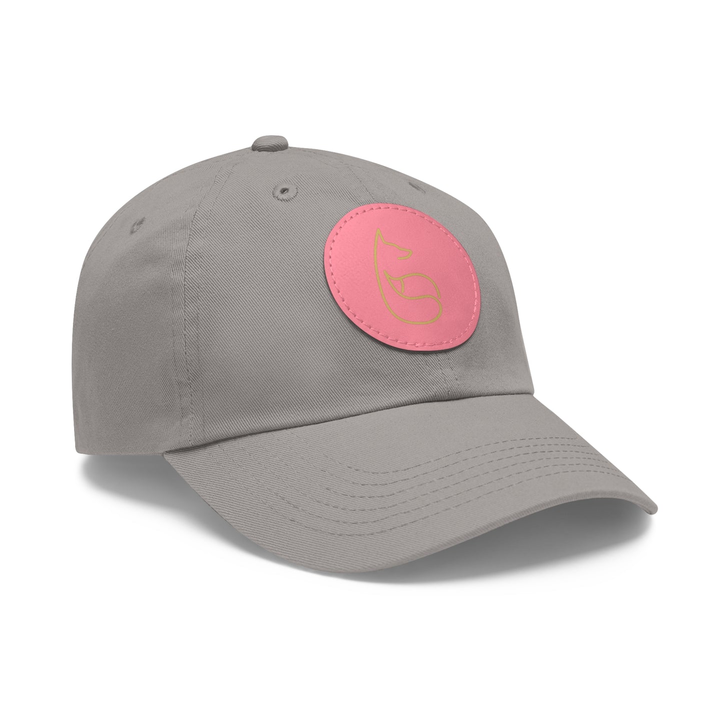 Team GFE Dad Hat with Leather Patch (Round)