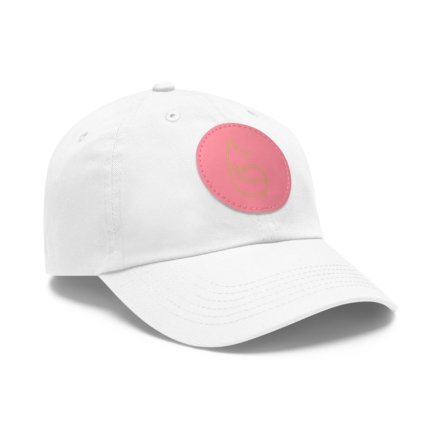 Team GFE Dad Hat with Leather Patch (Round)