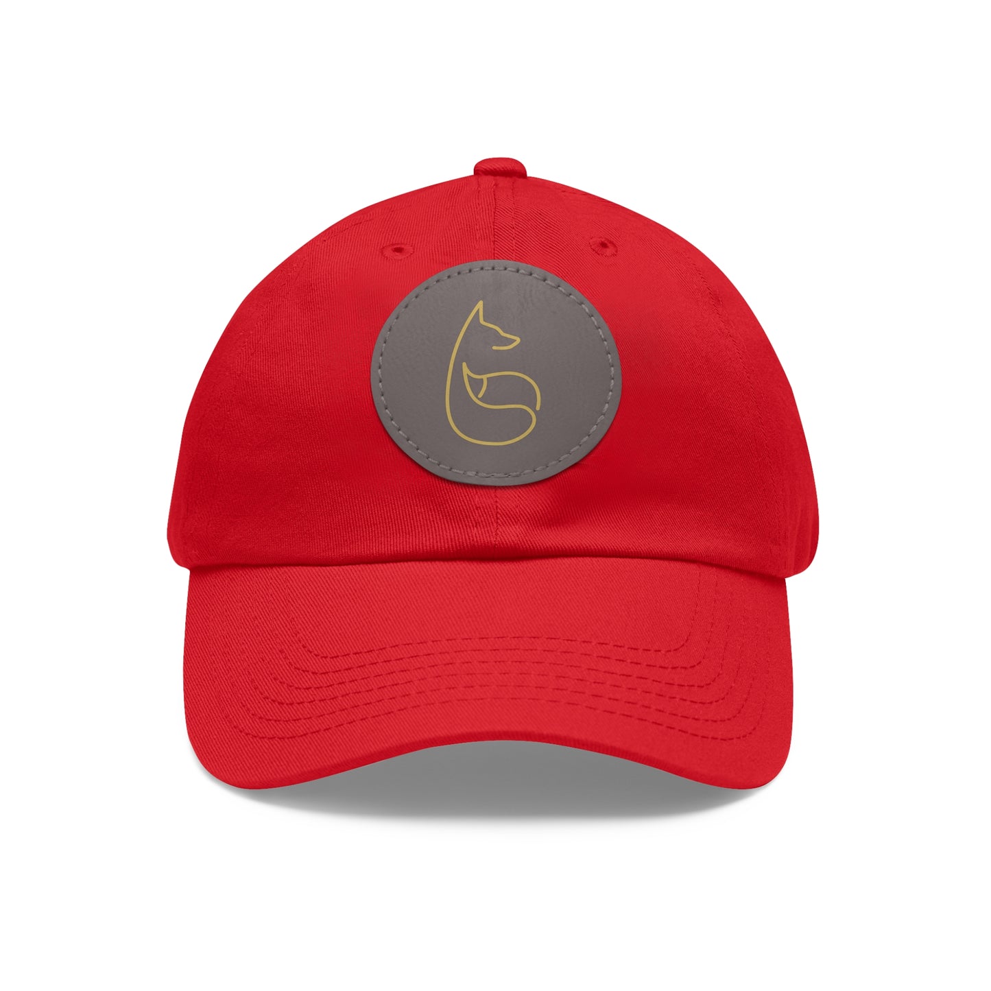 Team GFE Dad Hat with Leather Patch (Round)