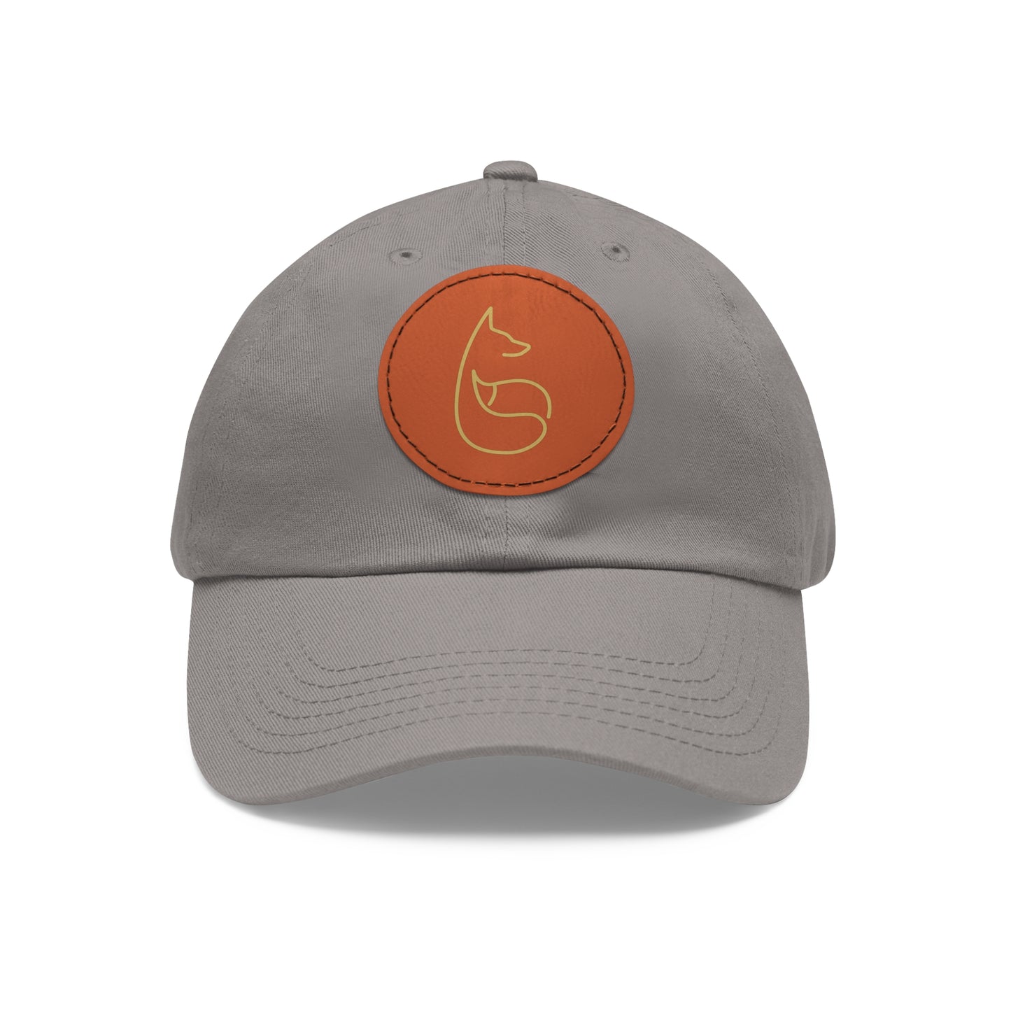 Team GFE Dad Hat with Leather Patch (Round)