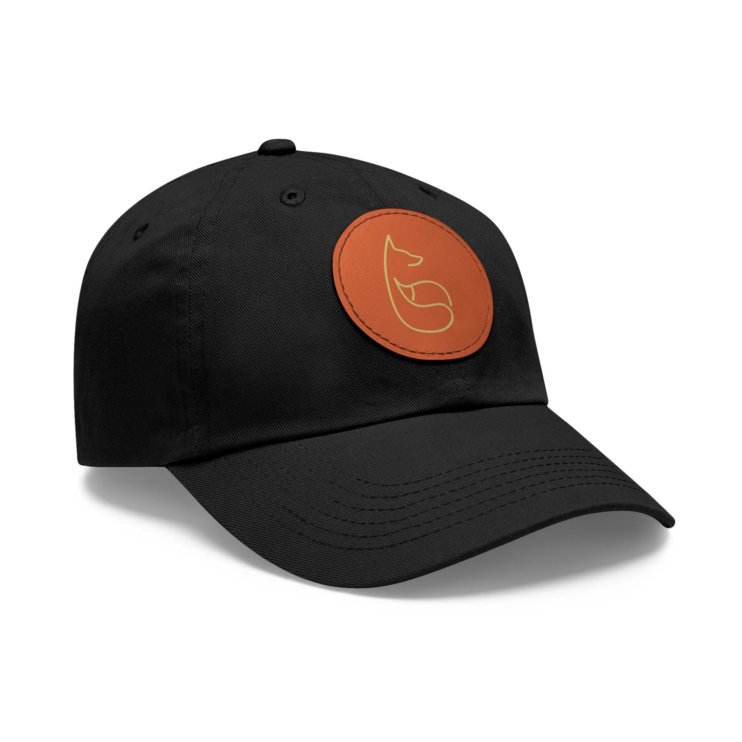 Team GFE Dad Hat with Leather Patch (Round)