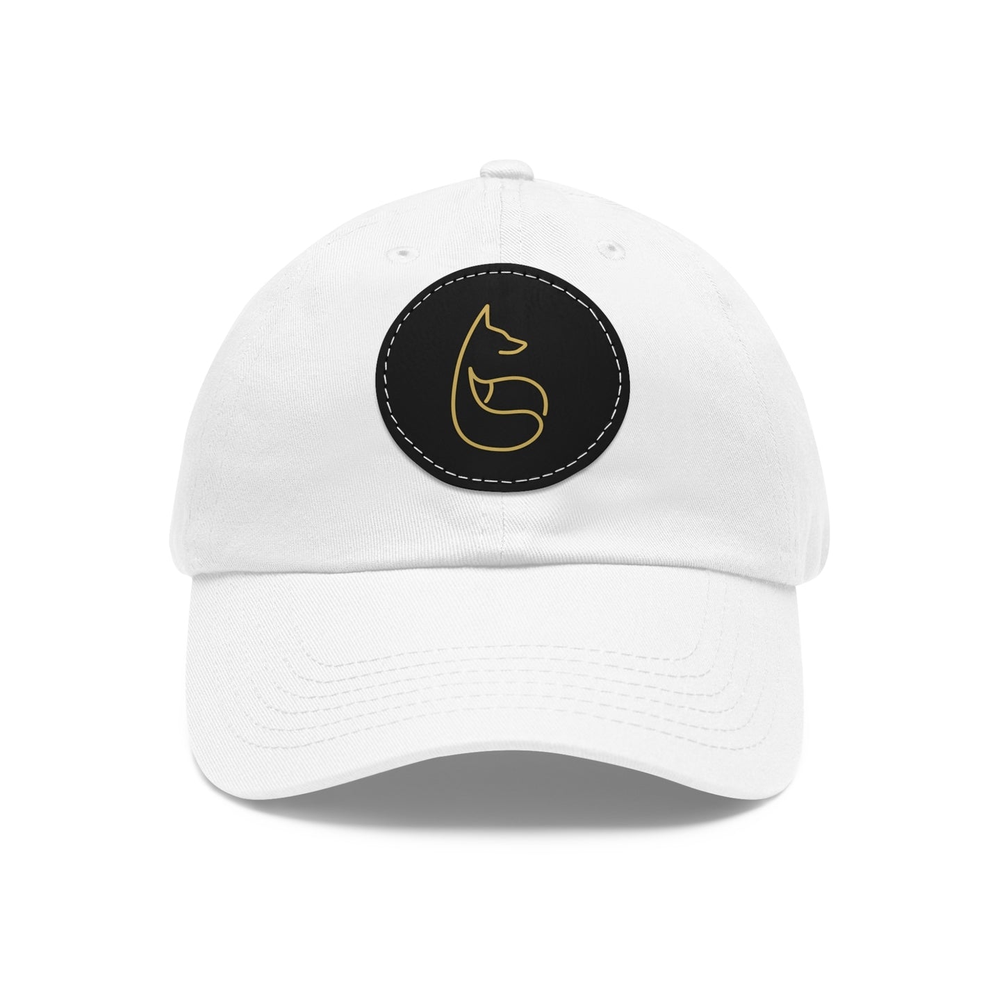 Team GFE Dad Hat with Leather Patch (Round)