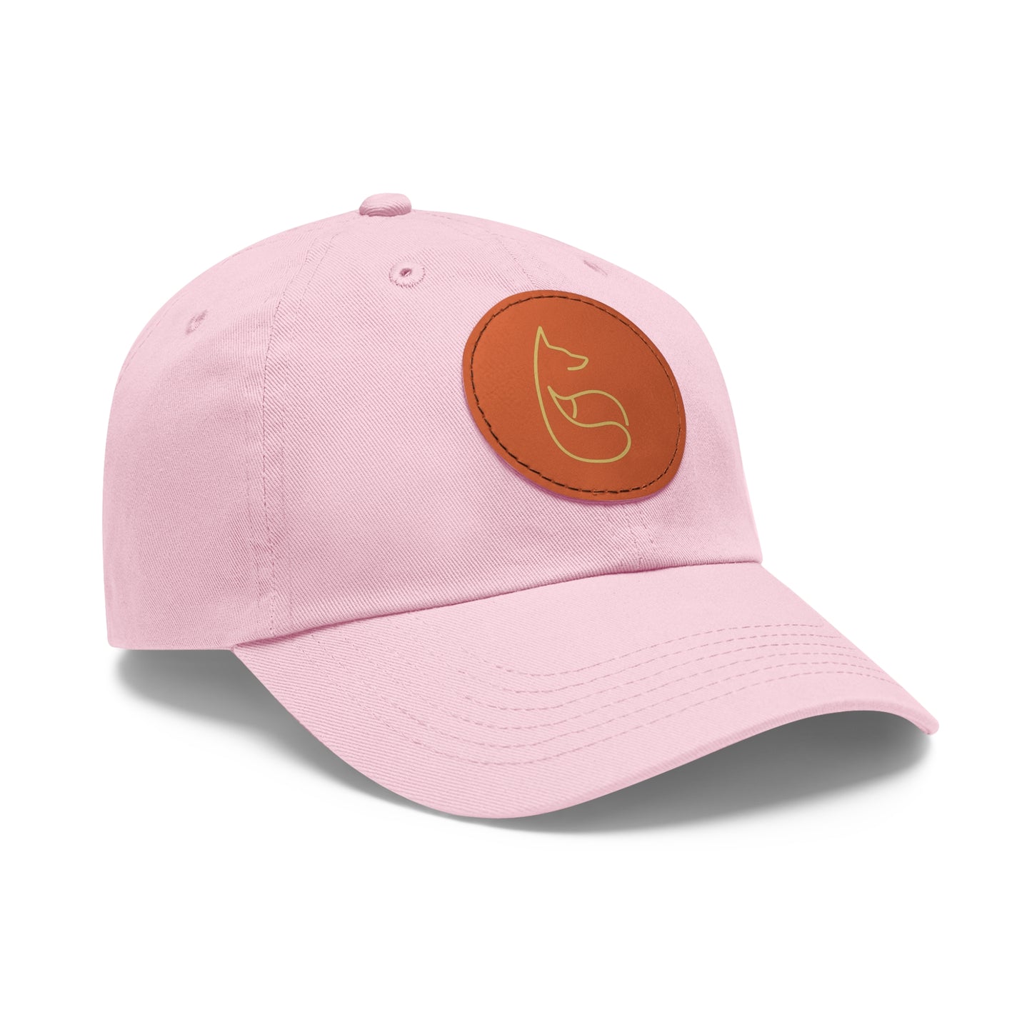 Team GFE Dad Hat with Leather Patch (Round)