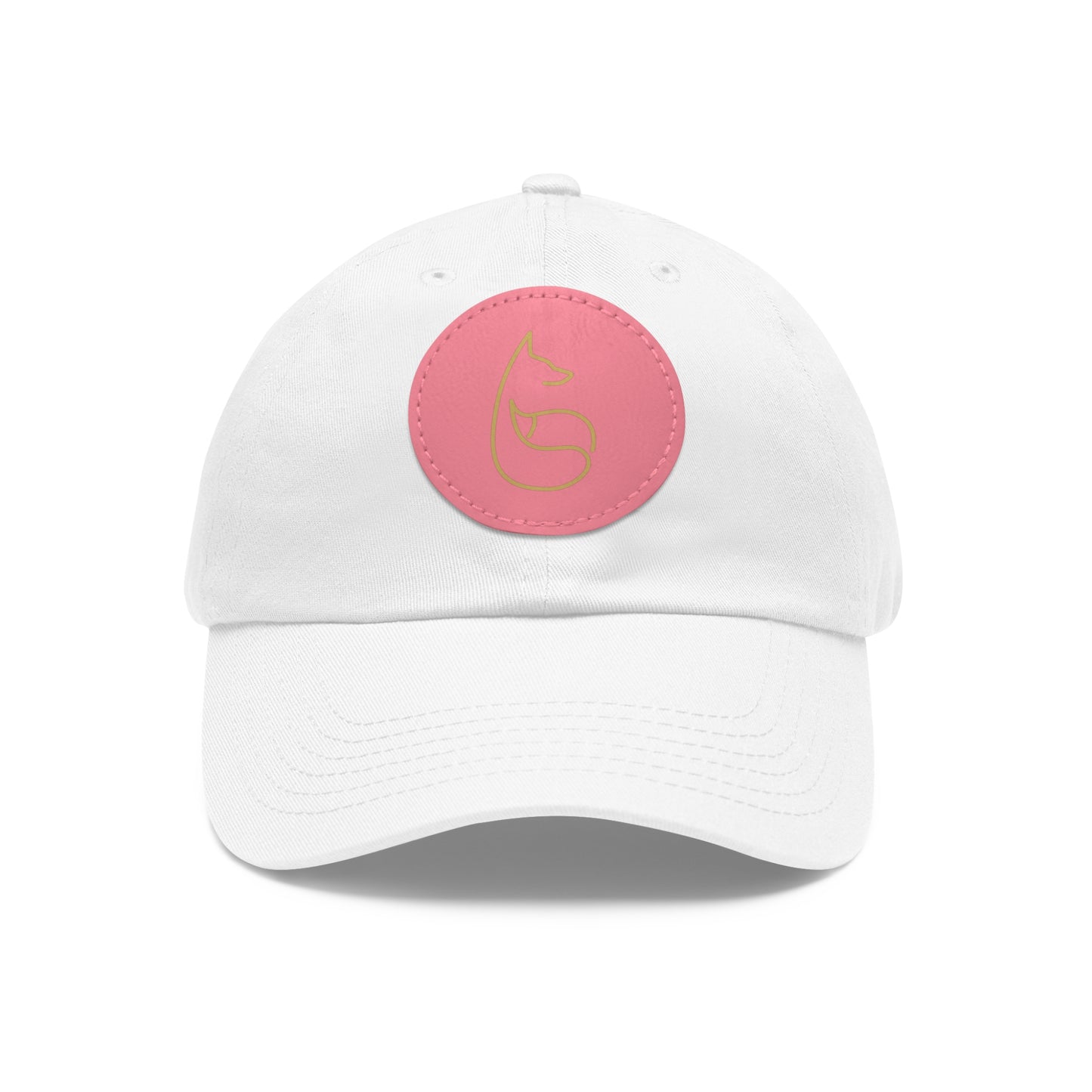 Team GFE Dad Hat with Leather Patch (Round)