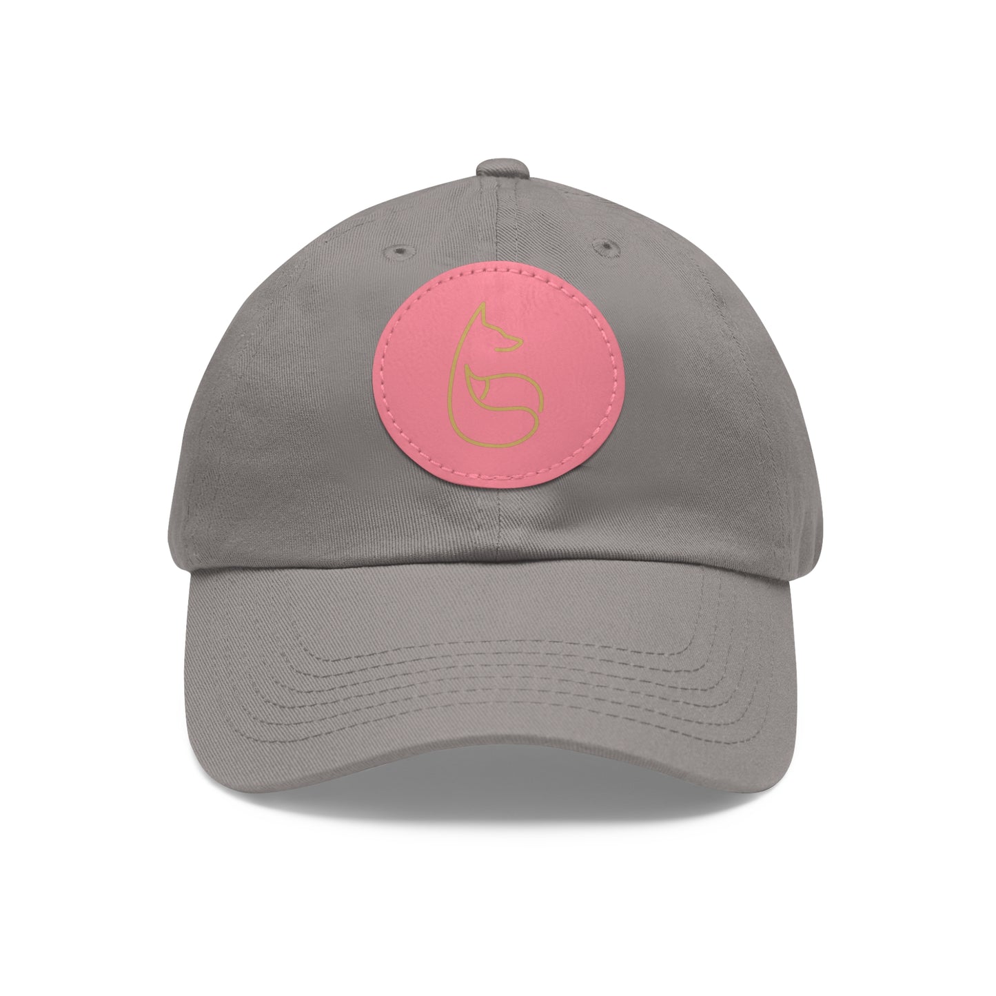 Team GFE Dad Hat with Leather Patch (Round)