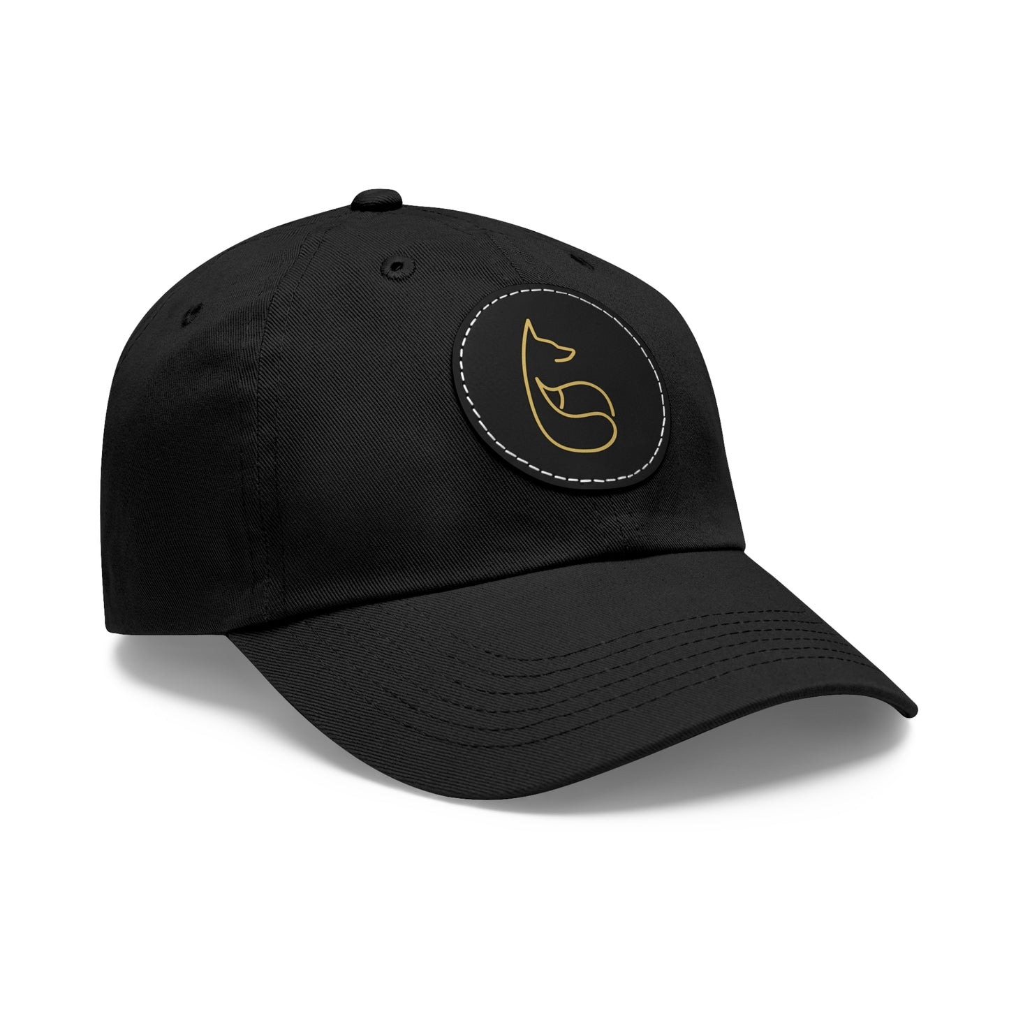 Team GFE Dad Hat with Leather Patch (Round)