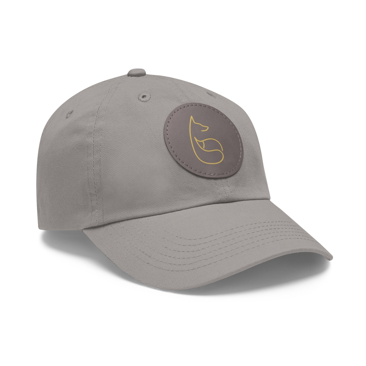 Team GFE Dad Hat with Leather Patch (Round)