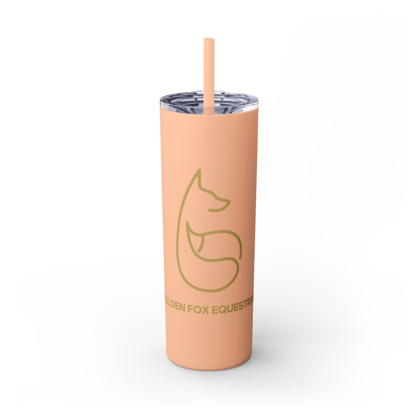 Team GFE Skinny Tumbler with Straw, 20oz