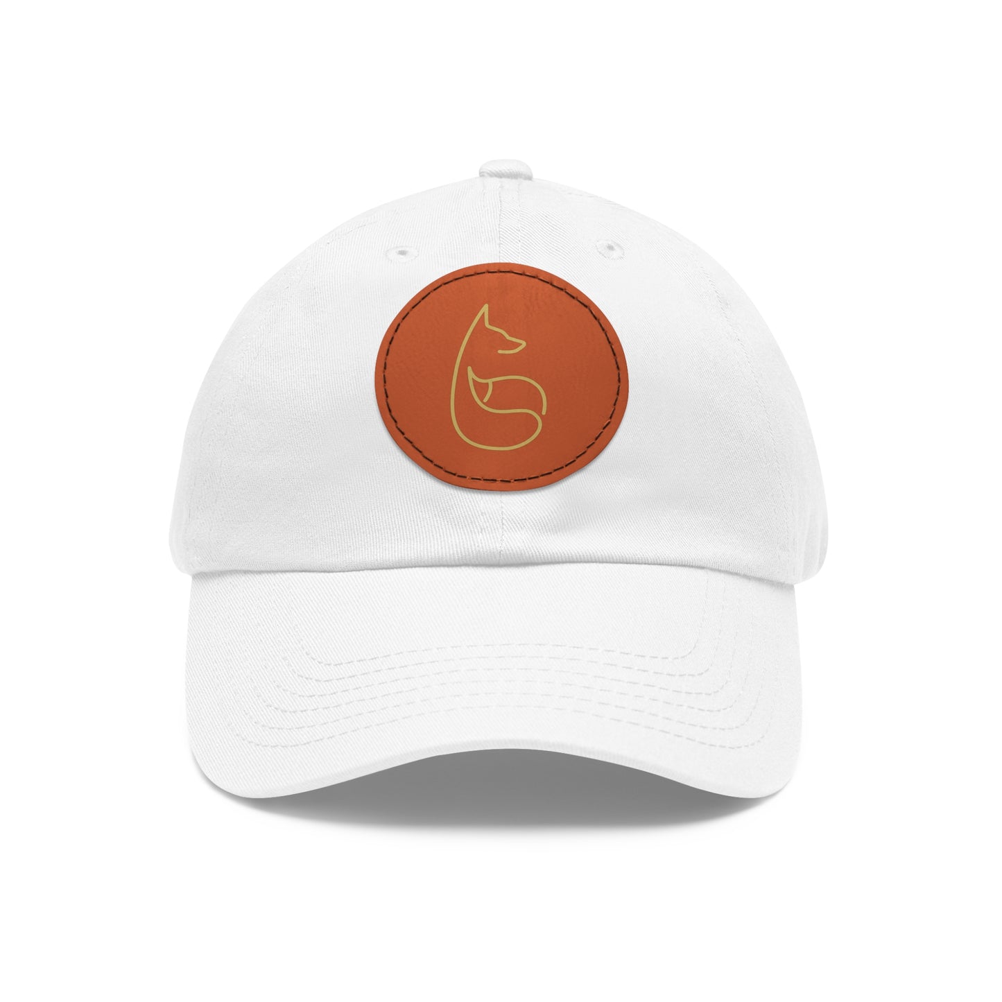 Team GFE Dad Hat with Leather Patch (Round)