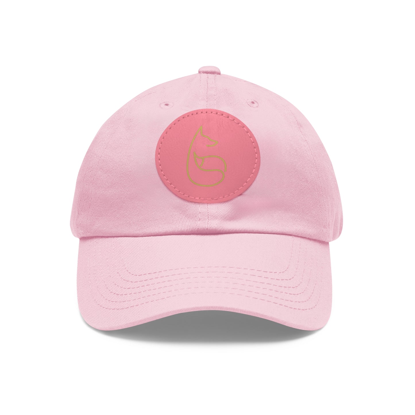 Team GFE Dad Hat with Leather Patch (Round)