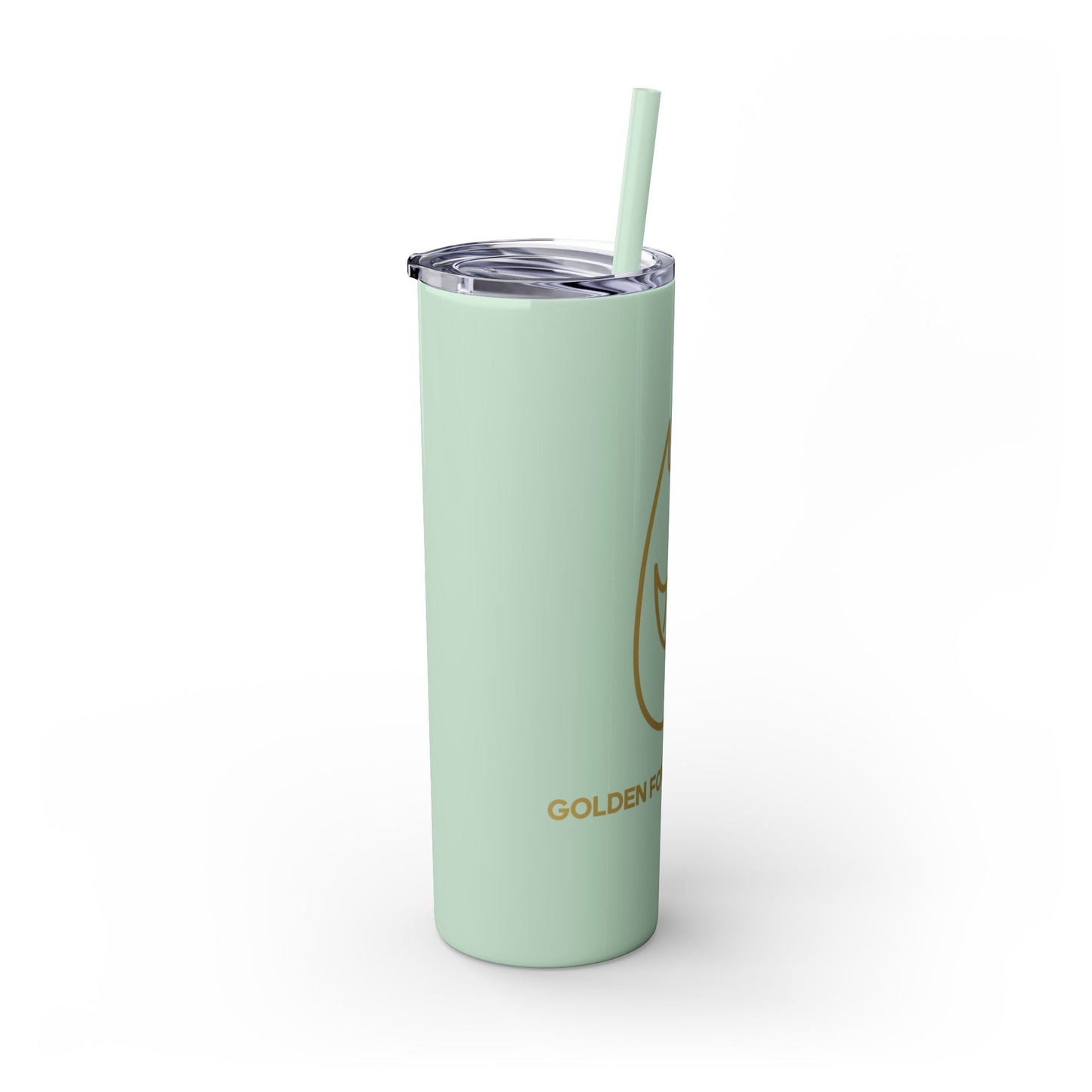 Team GFE Skinny Tumbler with Straw, 20oz