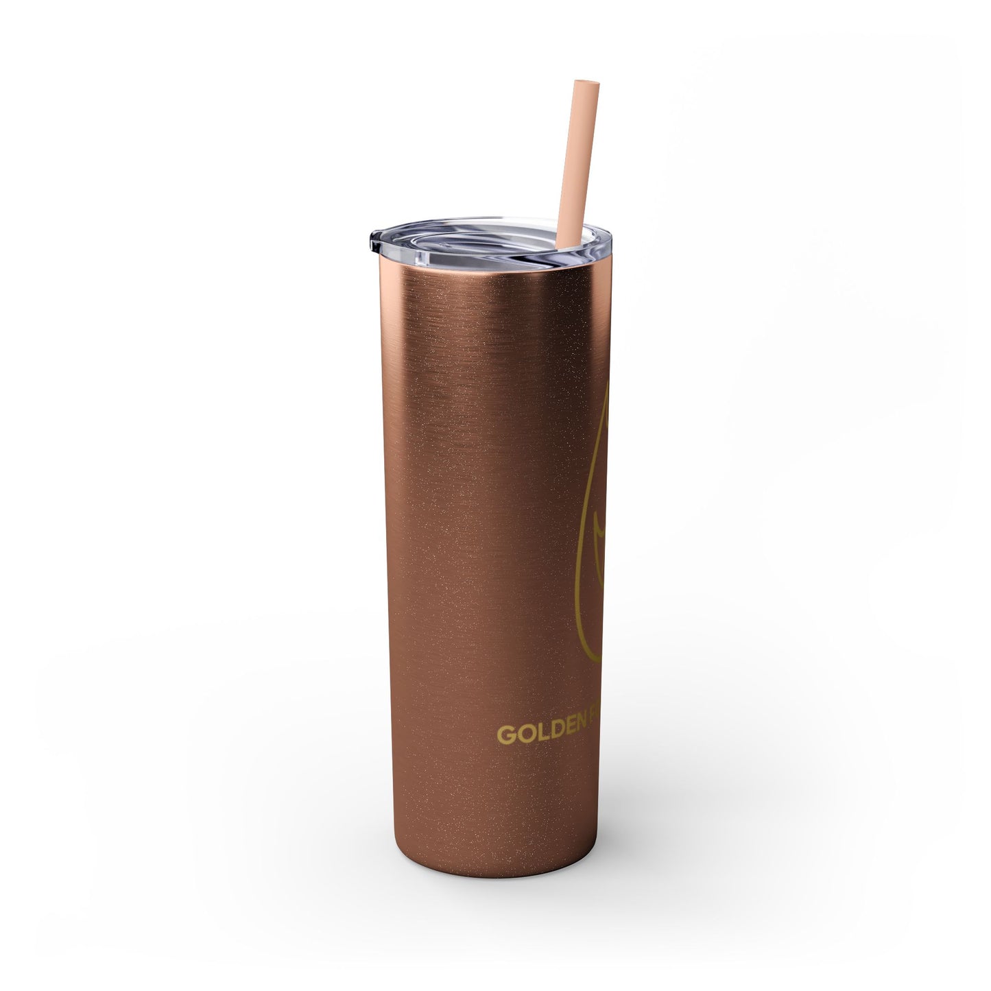 Team GFE Skinny Tumbler with Straw, 20oz