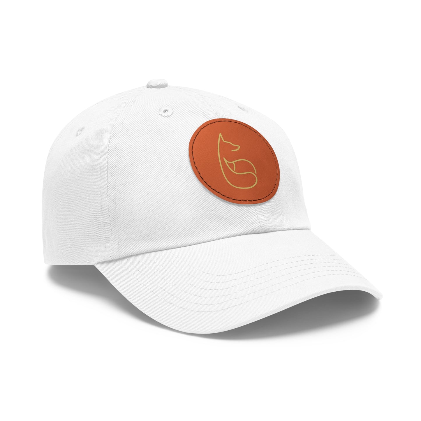 Team GFE Dad Hat with Leather Patch (Round)