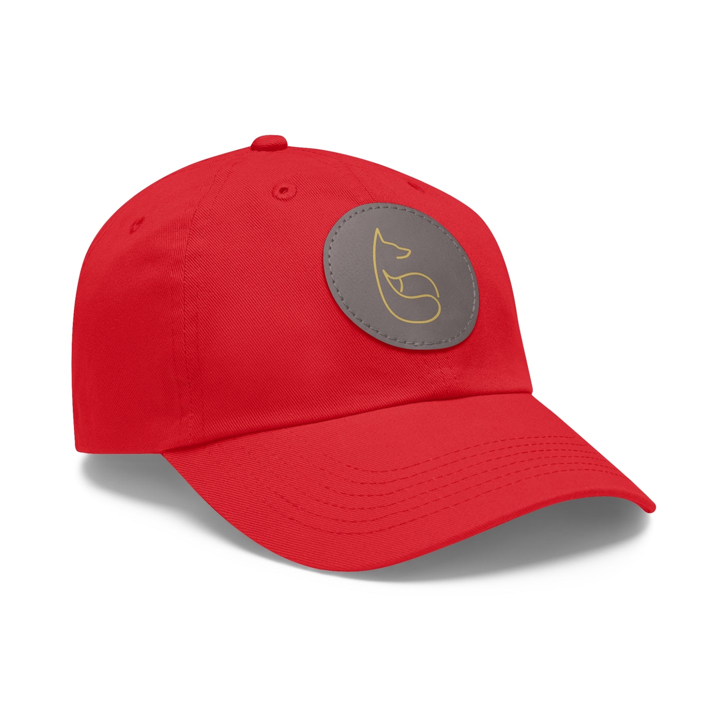 Team GFE Dad Hat with Leather Patch (Round)