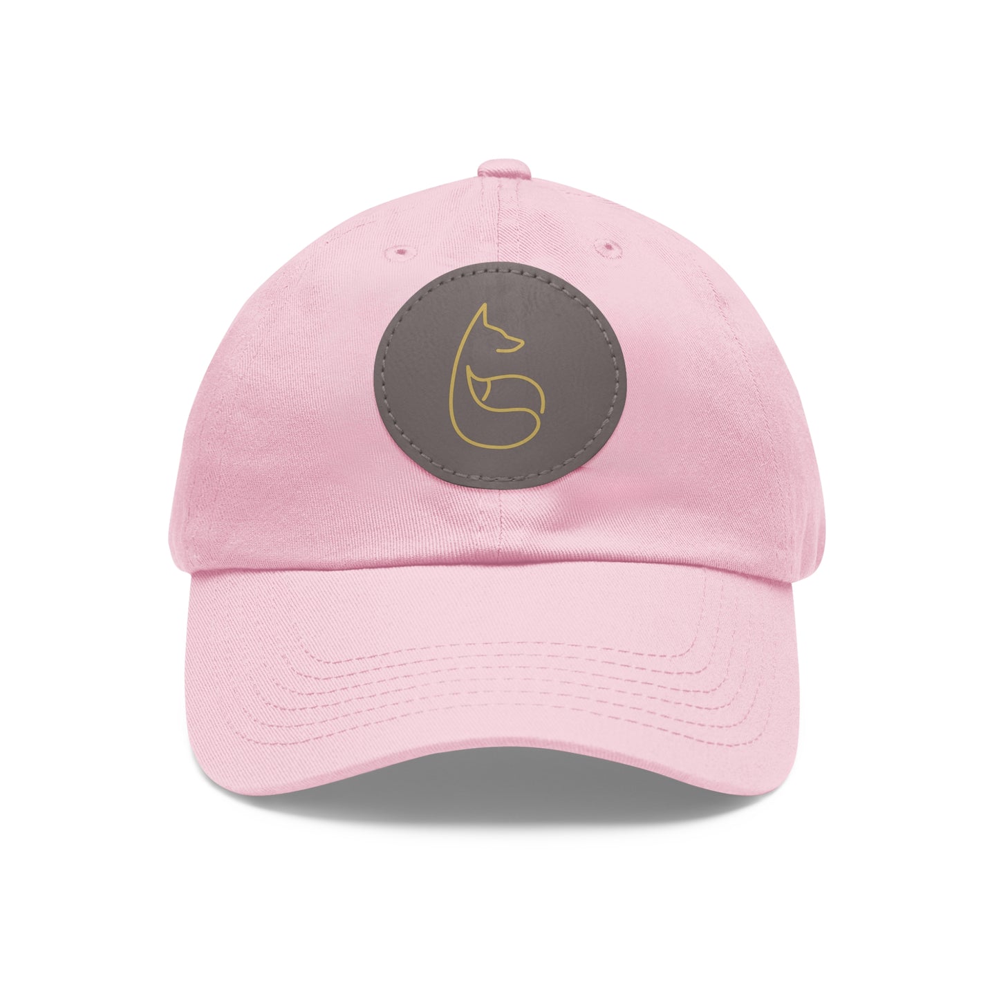 Team GFE Dad Hat with Leather Patch (Round)