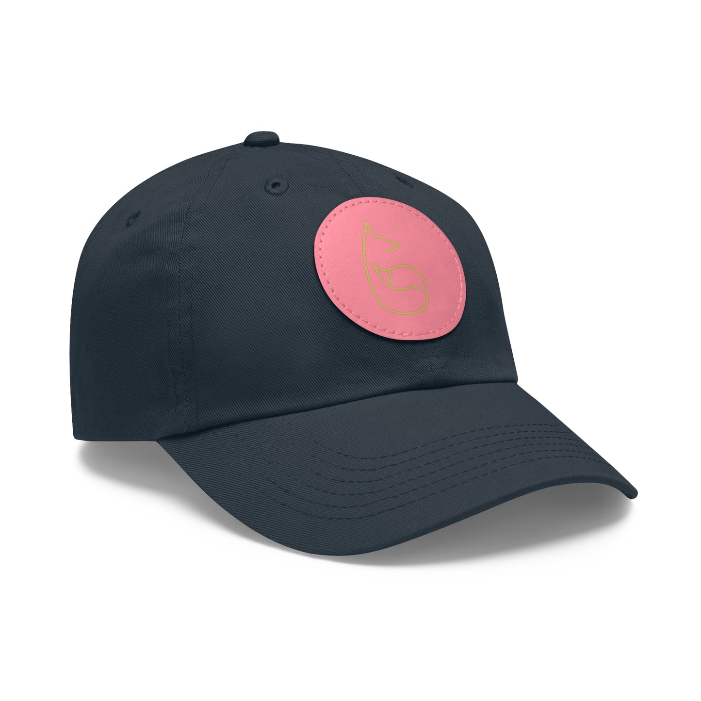 Team GFE Dad Hat with Leather Patch (Round)