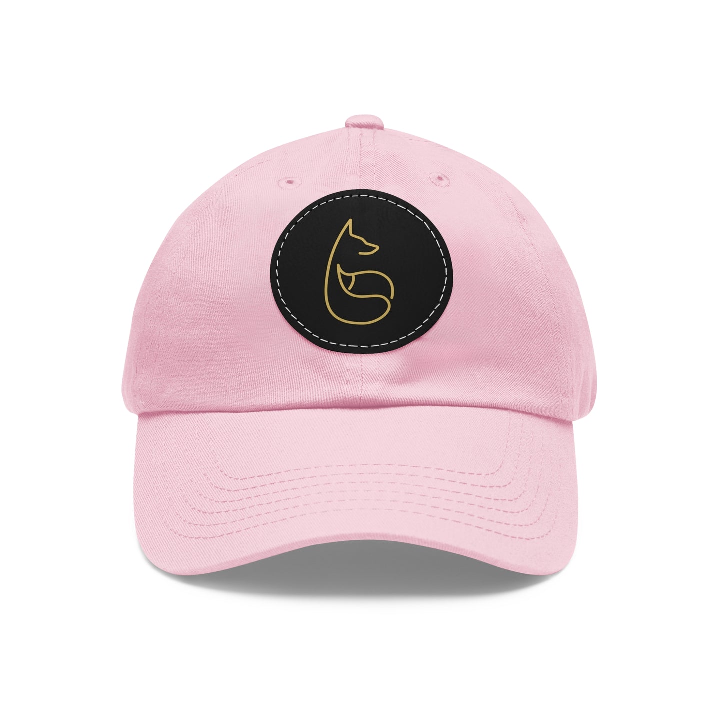 Team GFE Dad Hat with Leather Patch (Round)