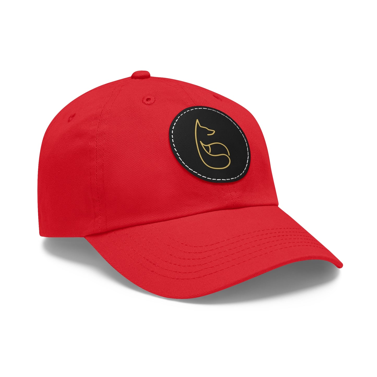 Team GFE Dad Hat with Leather Patch (Round)