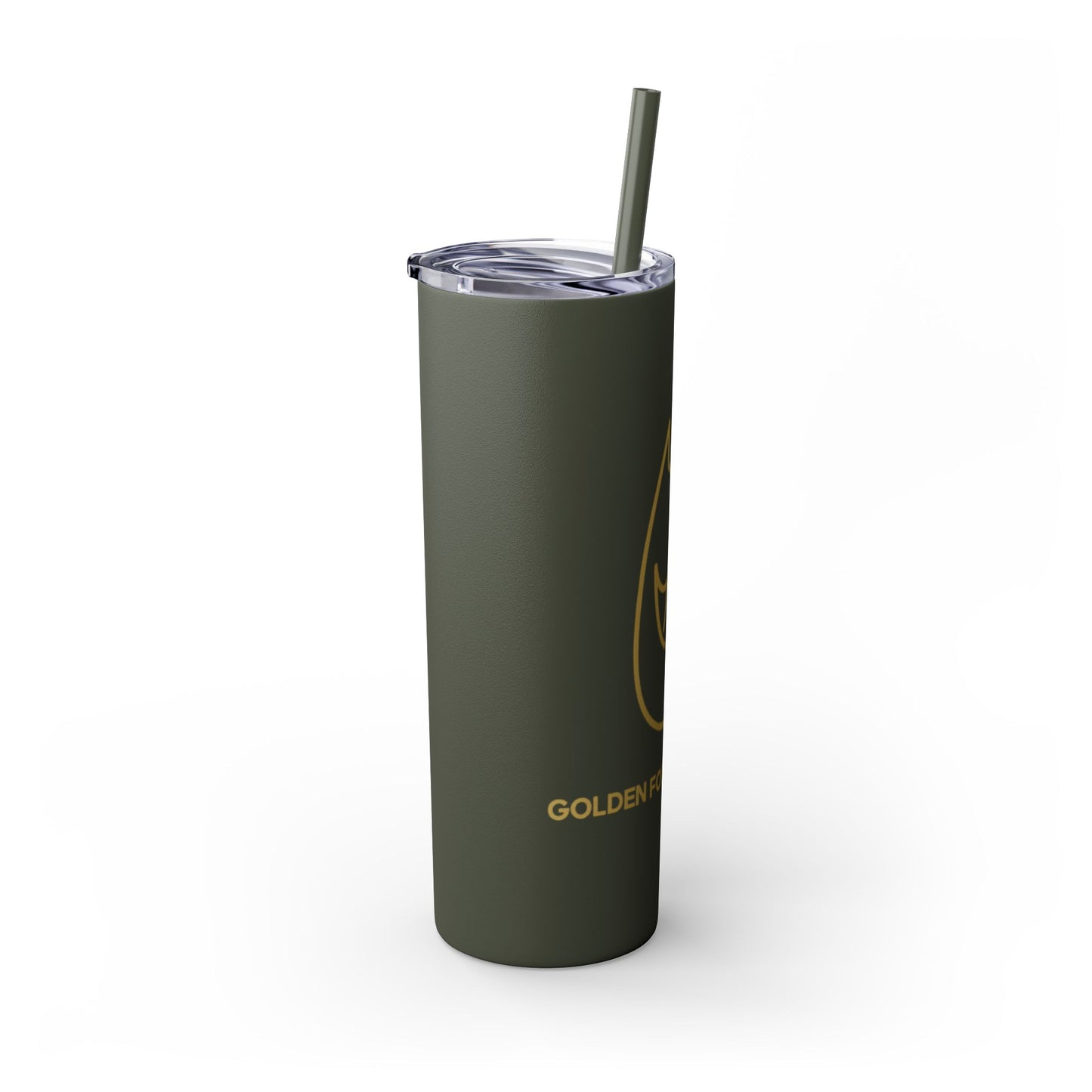 Team GFE Skinny Tumbler with Straw, 20oz