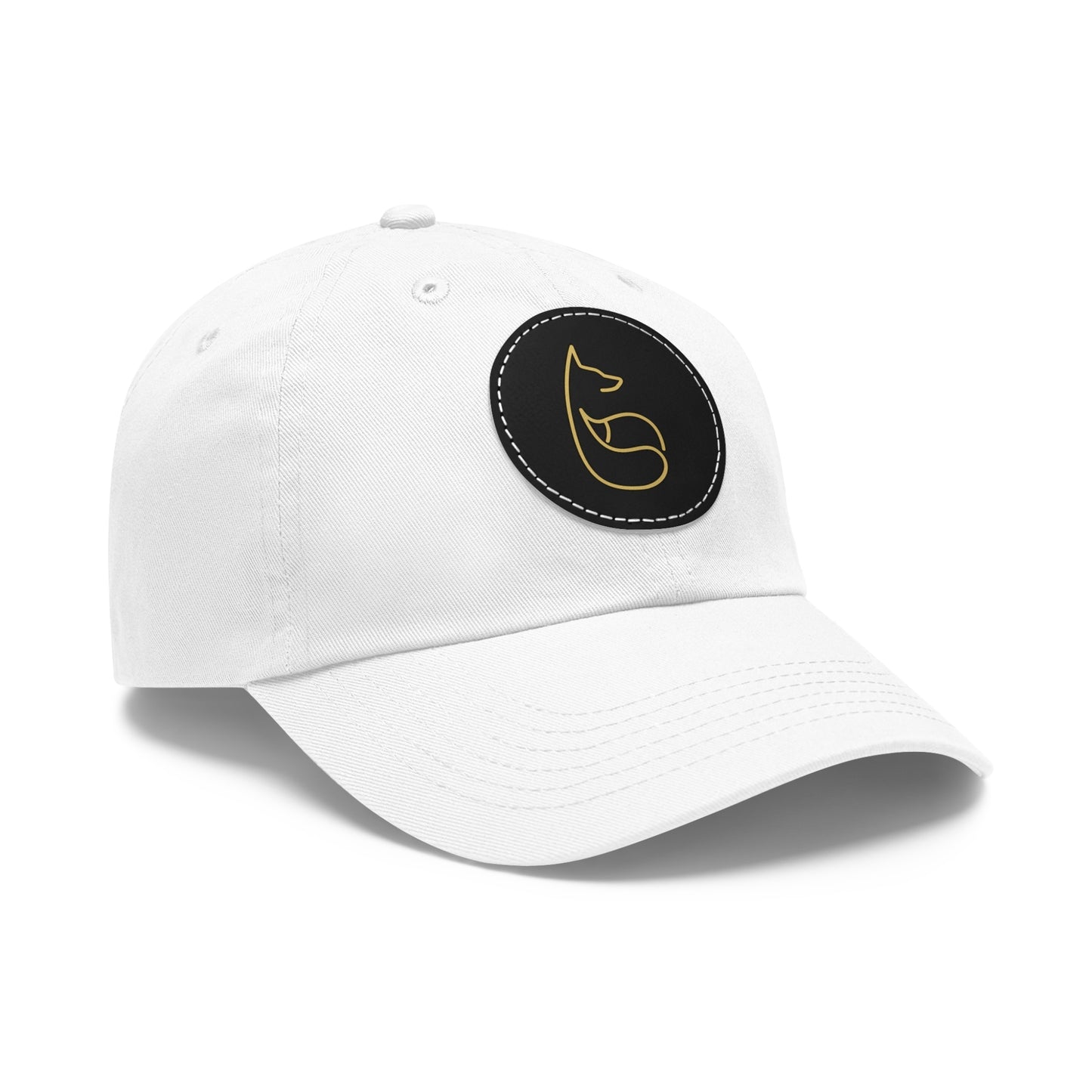 Team GFE Dad Hat with Leather Patch (Round)