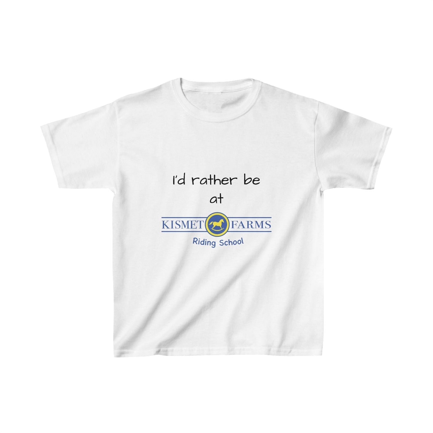 Kids Tee: Rather be at KF Riding School