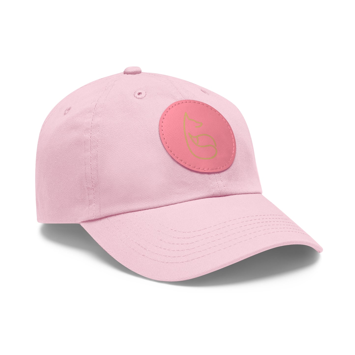 Team GFE Dad Hat with Leather Patch (Round)