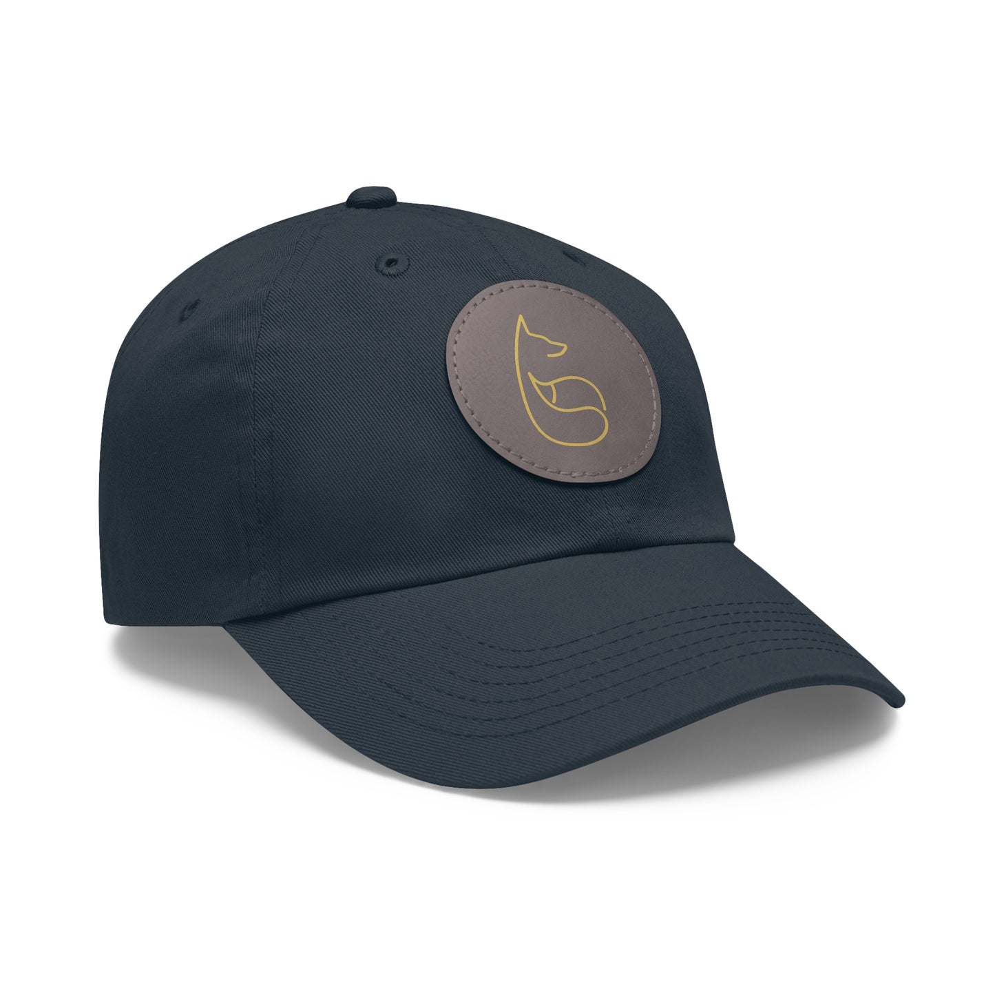 Team GFE Dad Hat with Leather Patch (Round)