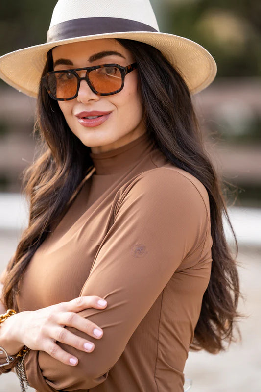 Farrah Turtleneck Training Top