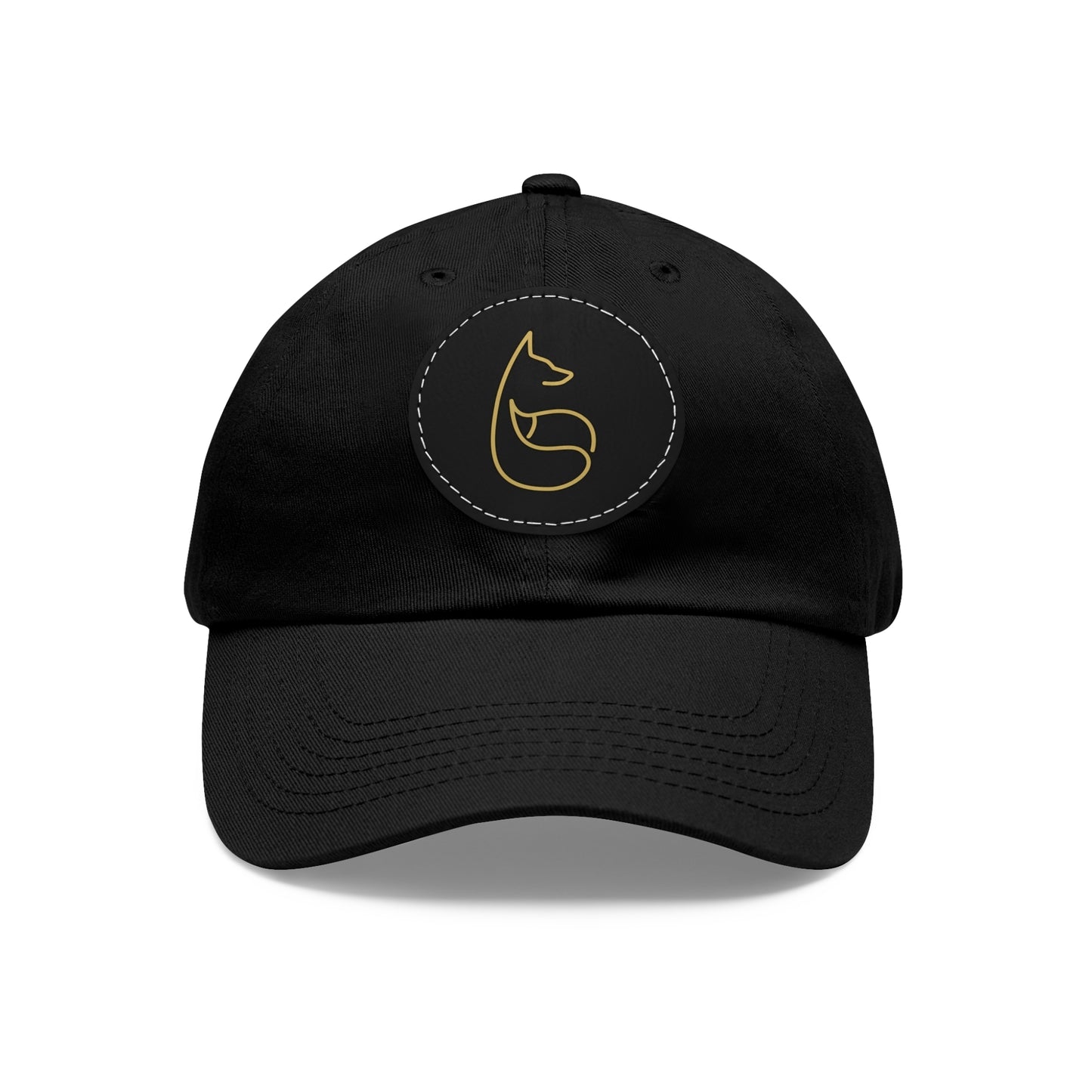 Team GFE Dad Hat with Leather Patch (Round)