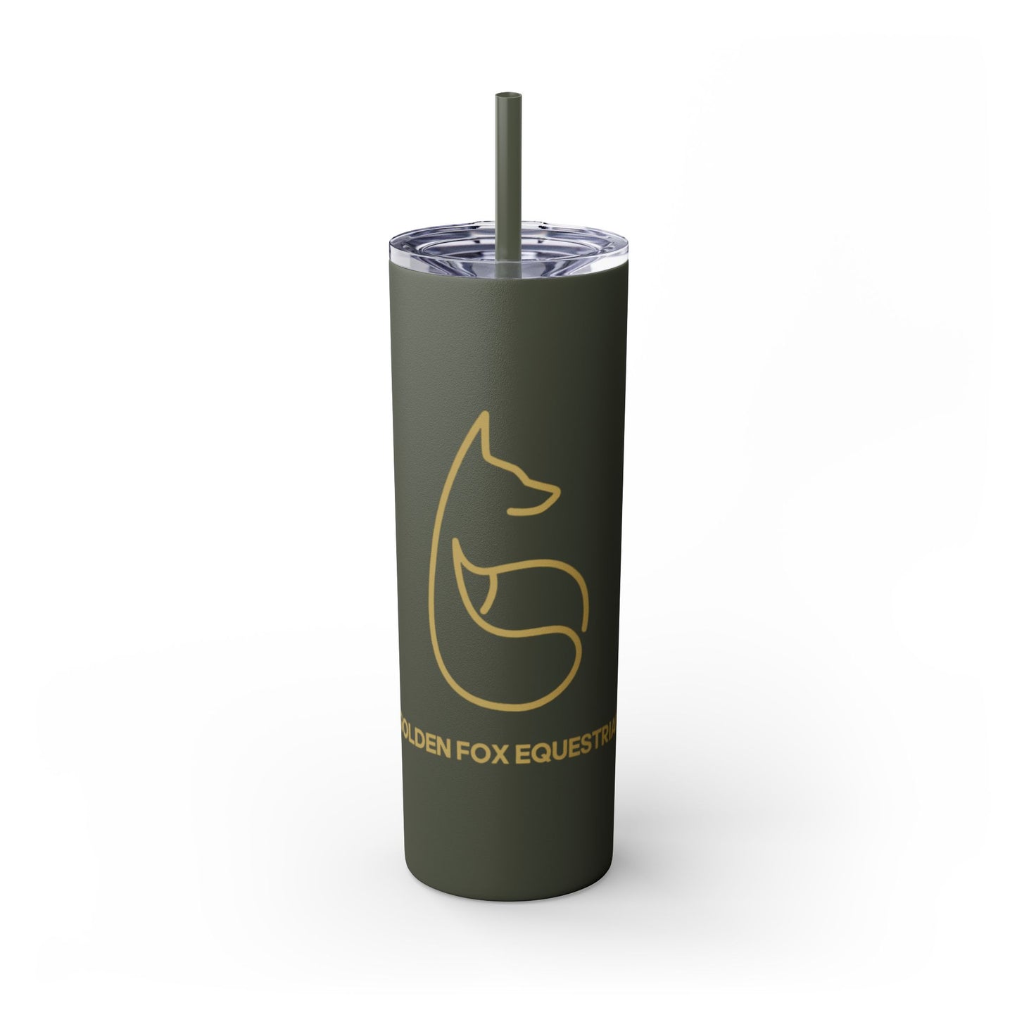 Team GFE Skinny Tumbler with Straw, 20oz