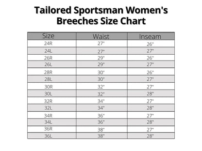 Style 1927 - Ladies Trophy Hunter Low Rise Breeches (Front Zip)