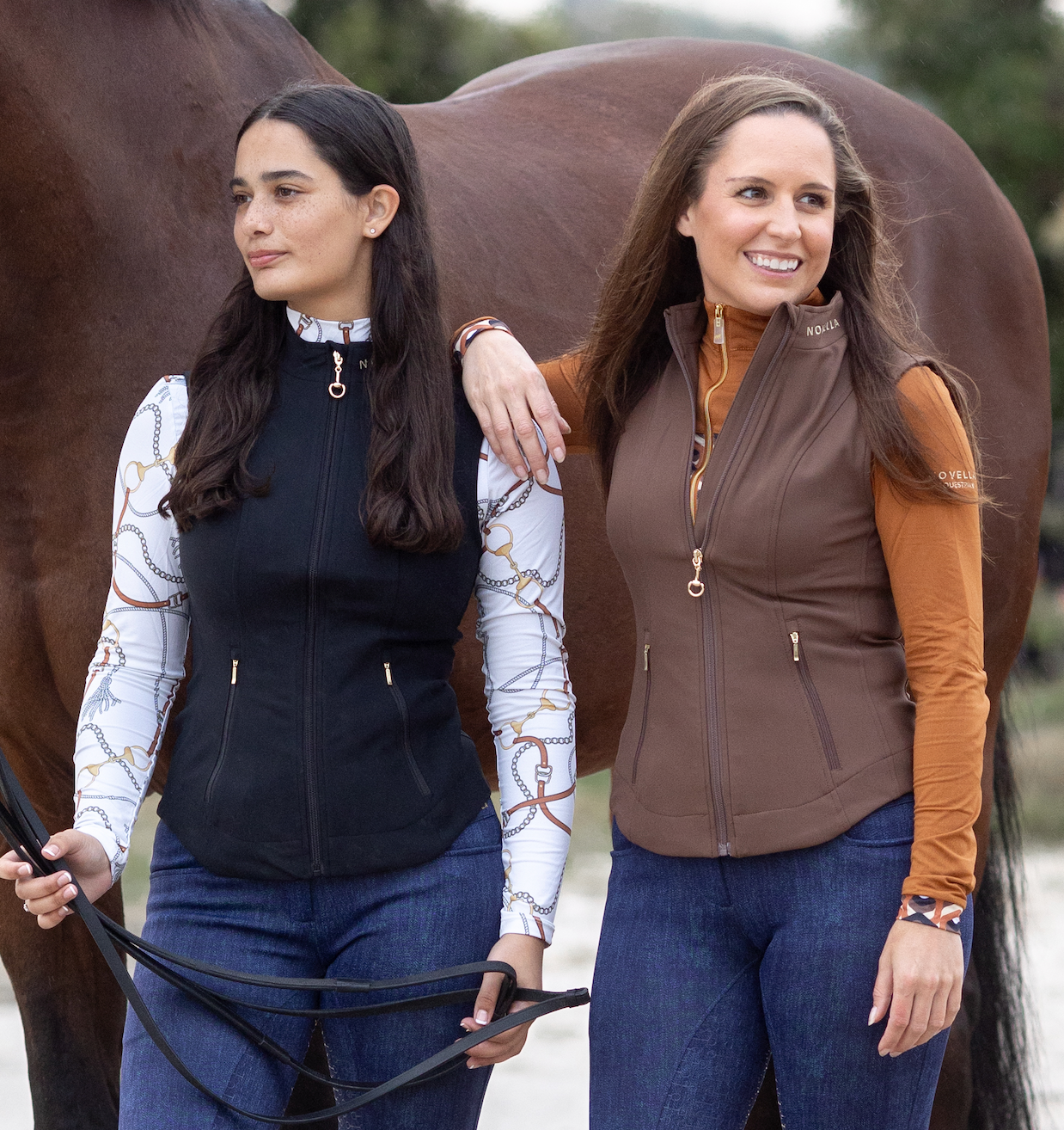 Novella Equestrian - The Sara Vest.: Black Beauty / XXS