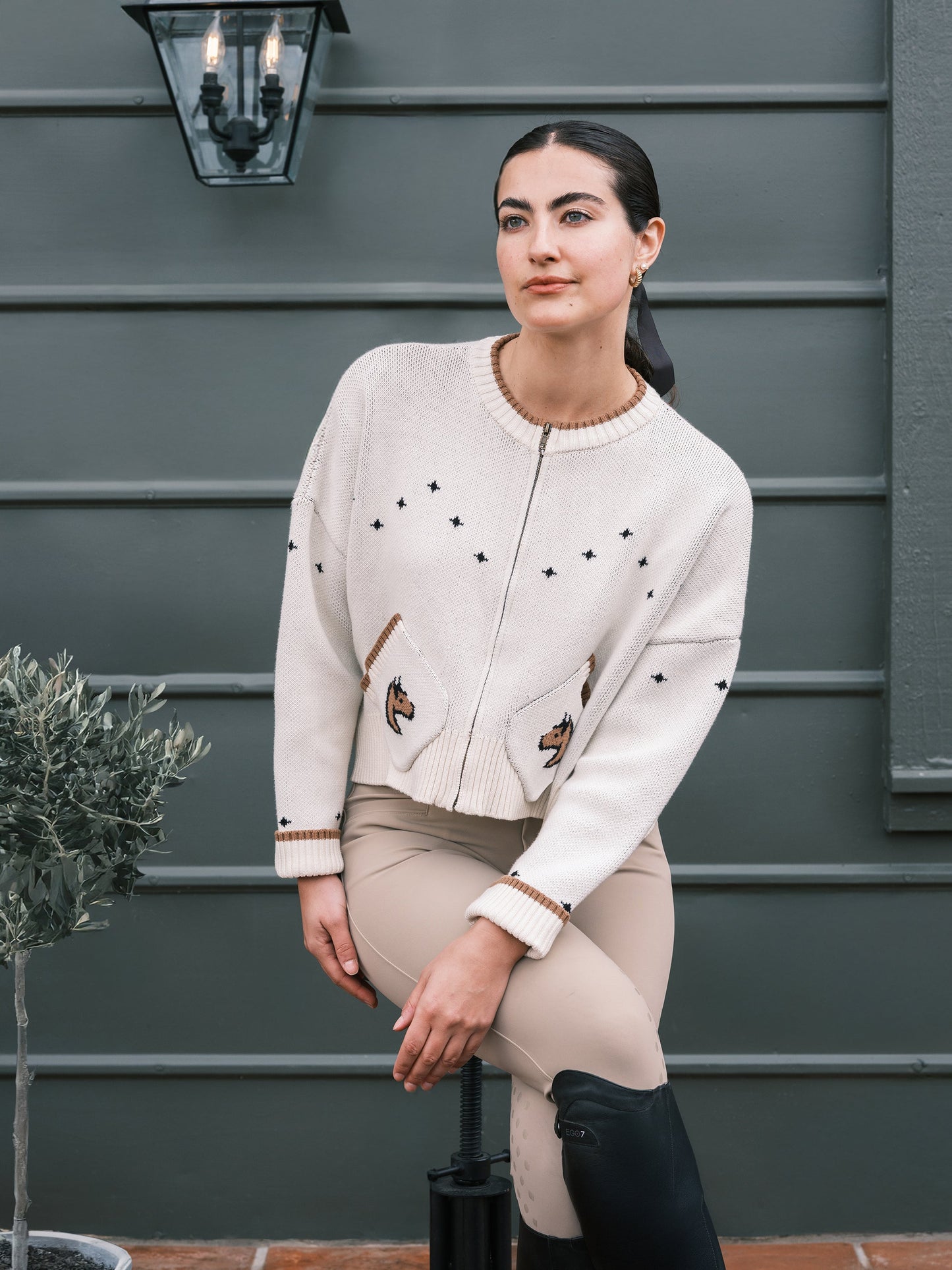 Libby Zip Cardigan
