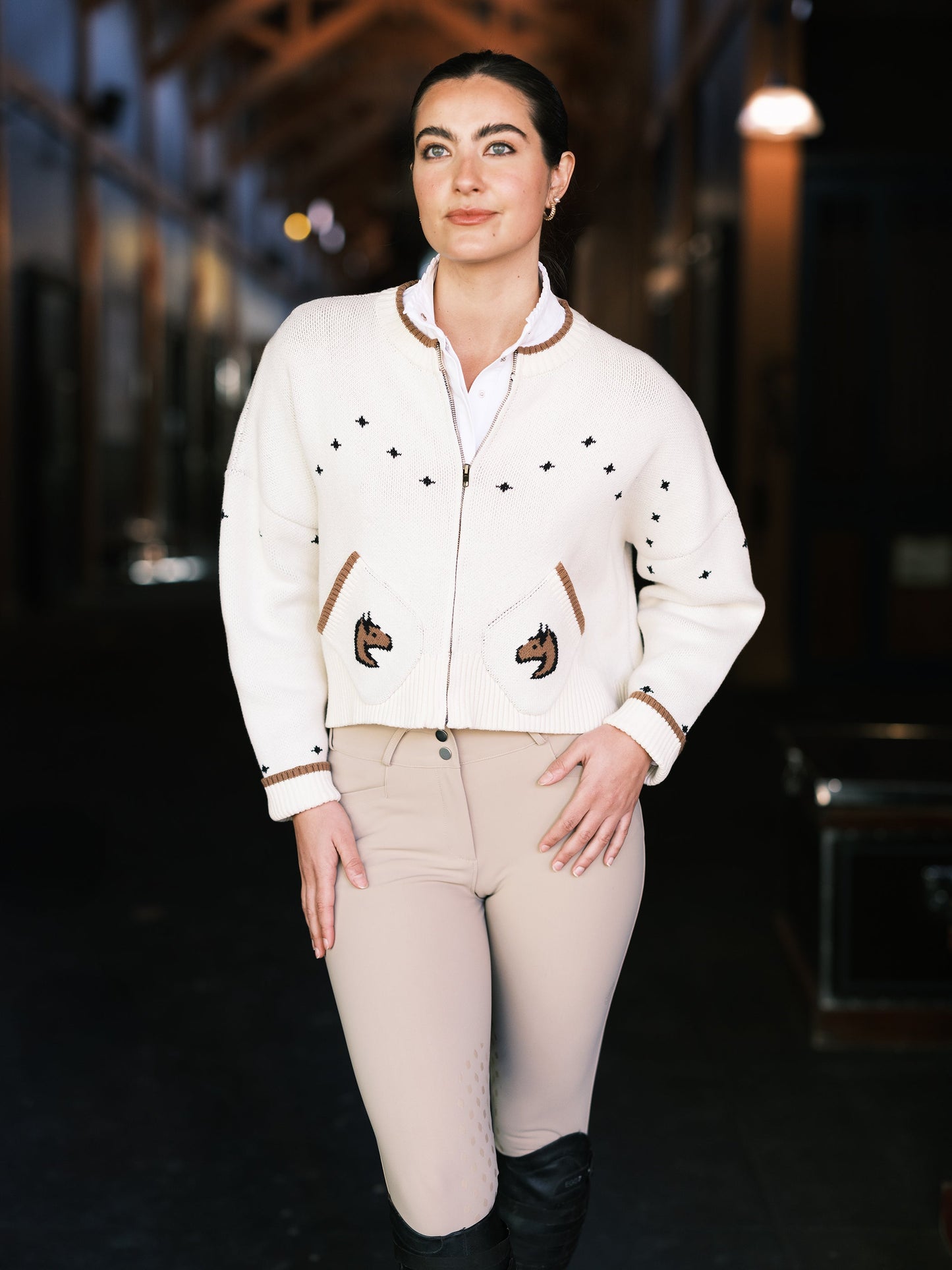 Libby Zip Cardigan