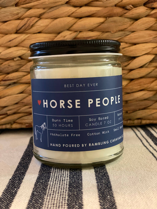Horse People Candle - Sea Salt & Orchid