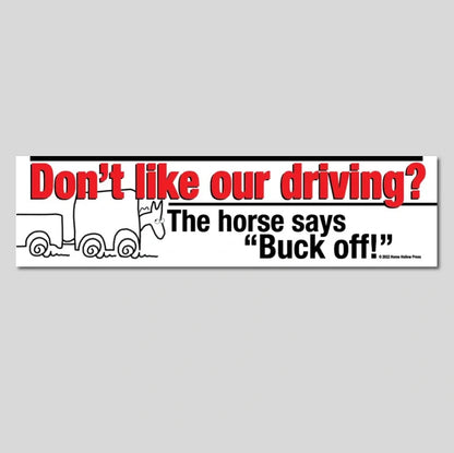 Equestrian Bumper Sticker