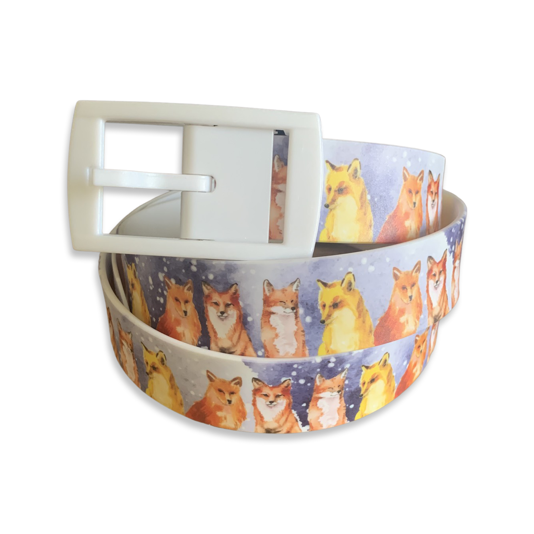 C4 Belts - Watercolor Foxes