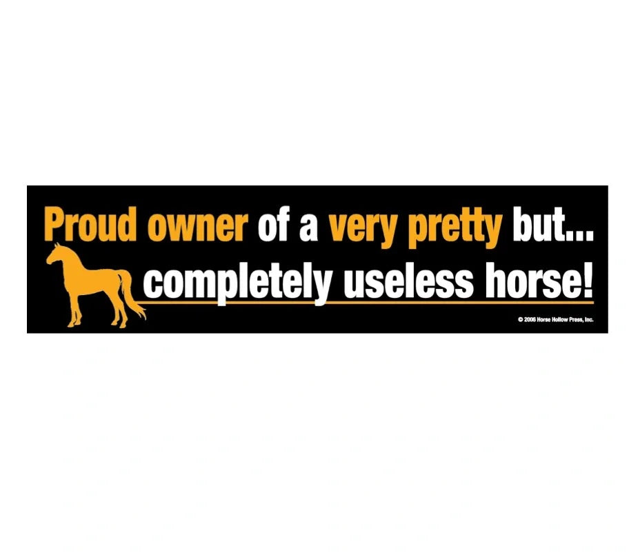 Equestrian Bumper Sticker