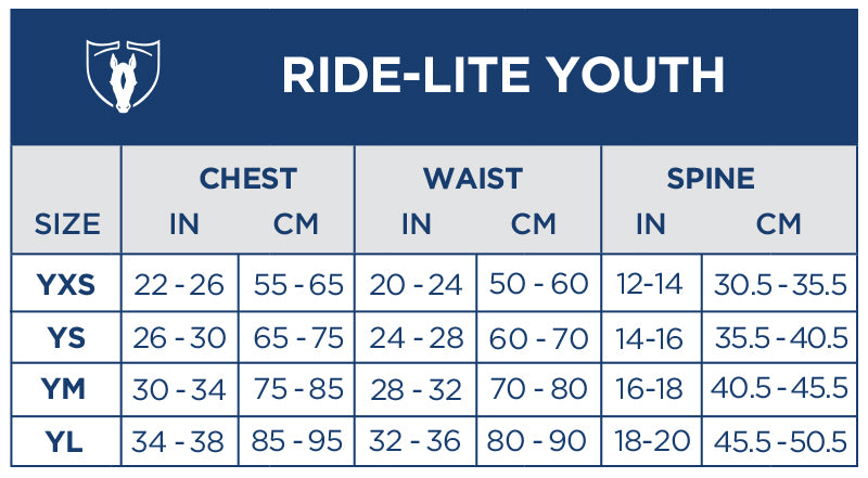 Tipperary Ride-Lite Youth Protective Riding Vest